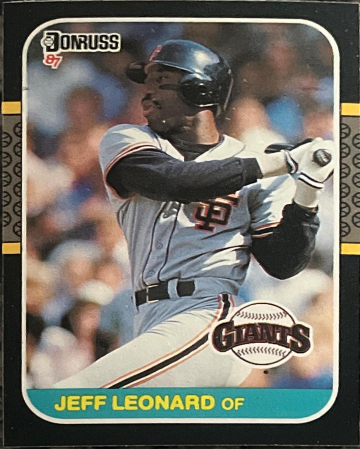 Jeff Leonard (1987 Donruss)