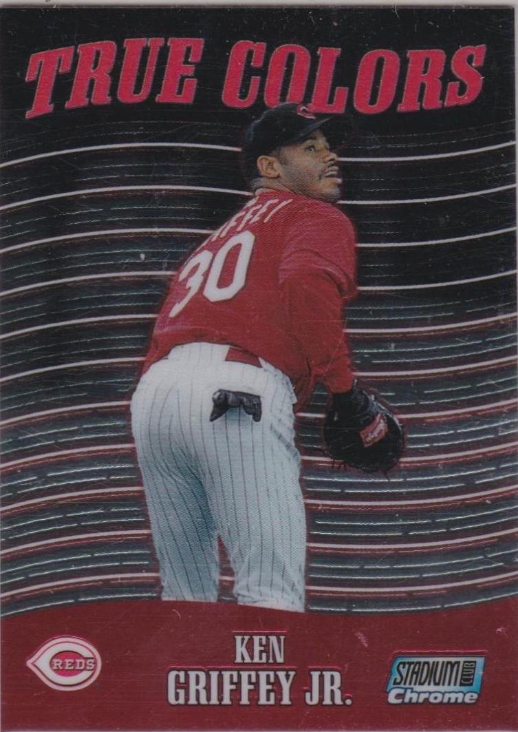Ken Griffey Jr #TC8 Baseball Cards 2000 Stadium Club Chrome True Color