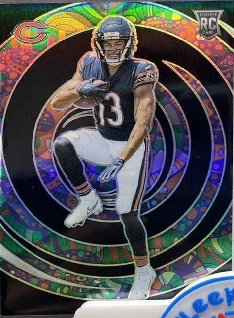 Tyler Scott #4 Football Cards 2023 Panini Spectra Rookie Autograph Psychedelic