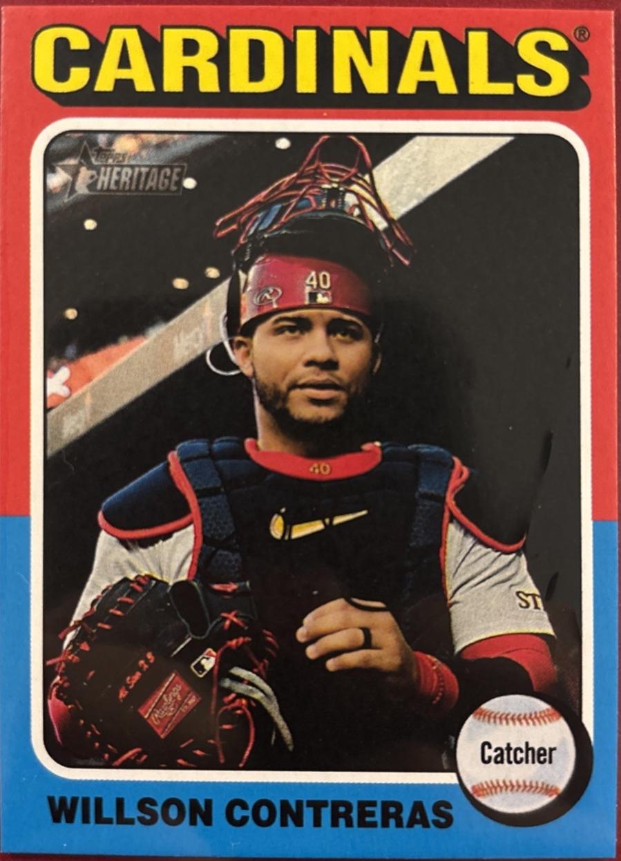 Willson Contreras #520 2024 Topps Heritage Mini Baseball