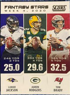 Aaron Rodgers/Lamar Jackson/Tom Brady