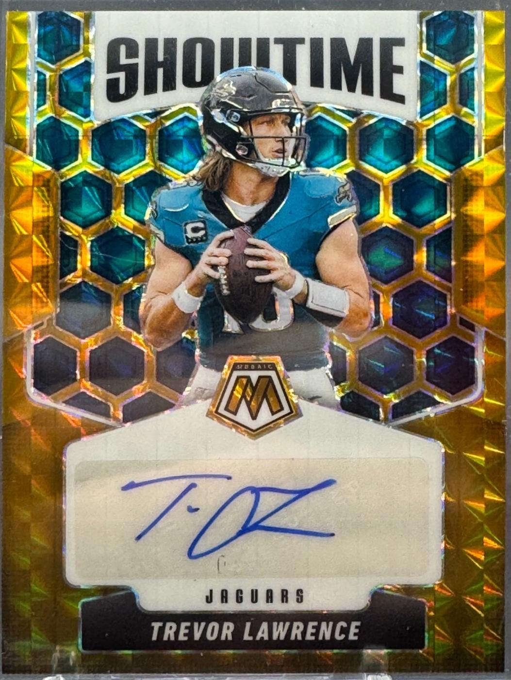 Trevor Lawrence [Gold] #10 Prices | 2025 Panini Mosaic Showtime