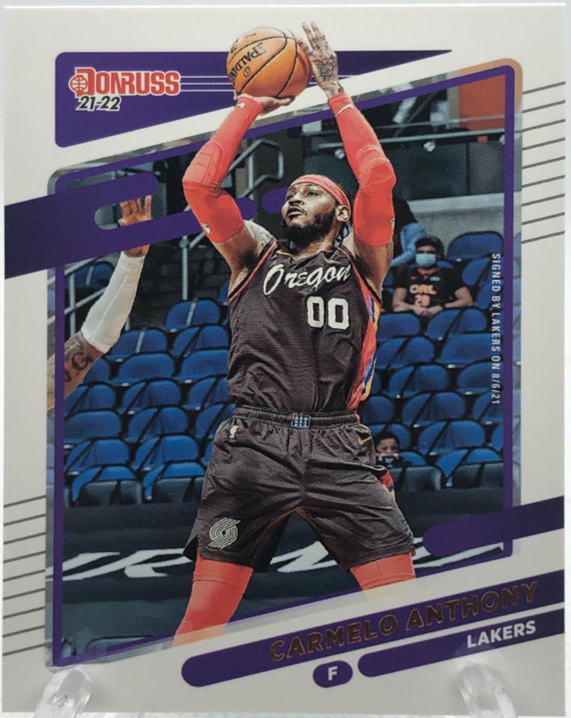 Carmelo Anthony #103 Basketball Cards 2021 Panini Donruss