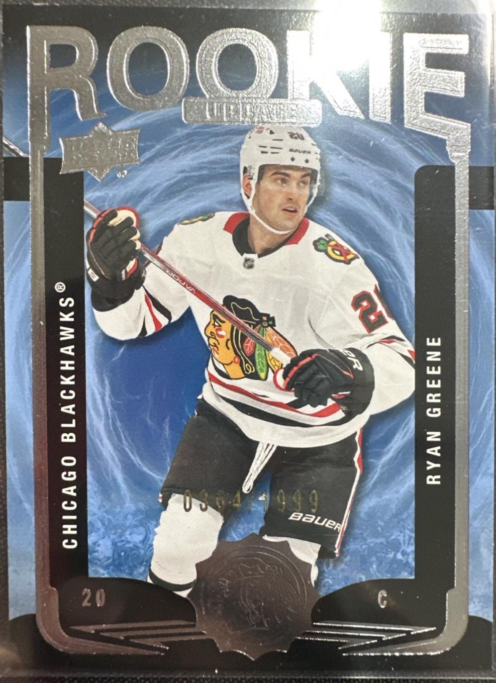 Ryan Greene #RU-29 2025 Upper Deck Extended Series Rookie Update Hockey