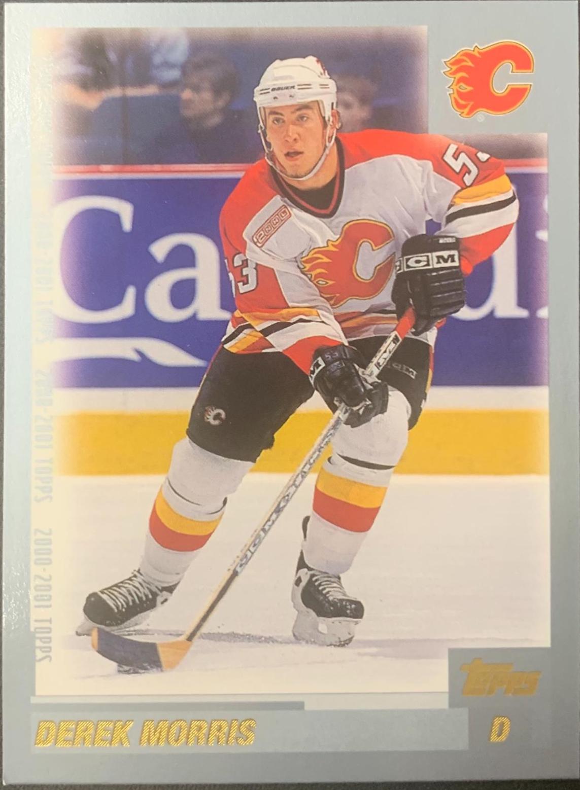 Derek Morris #74 Hockey Cards 2000 Topps