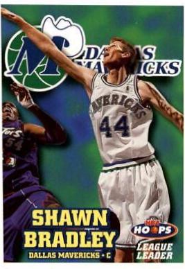 Shawn Bradley #4 Basketball Cards 1997 Hoops