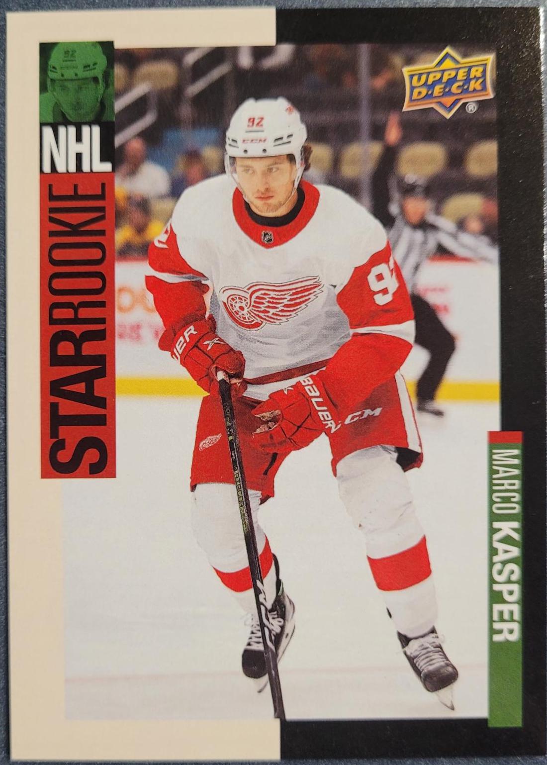 Marco Kasper #SR-16 2023 Upper Deck Rookie Debut Hockey