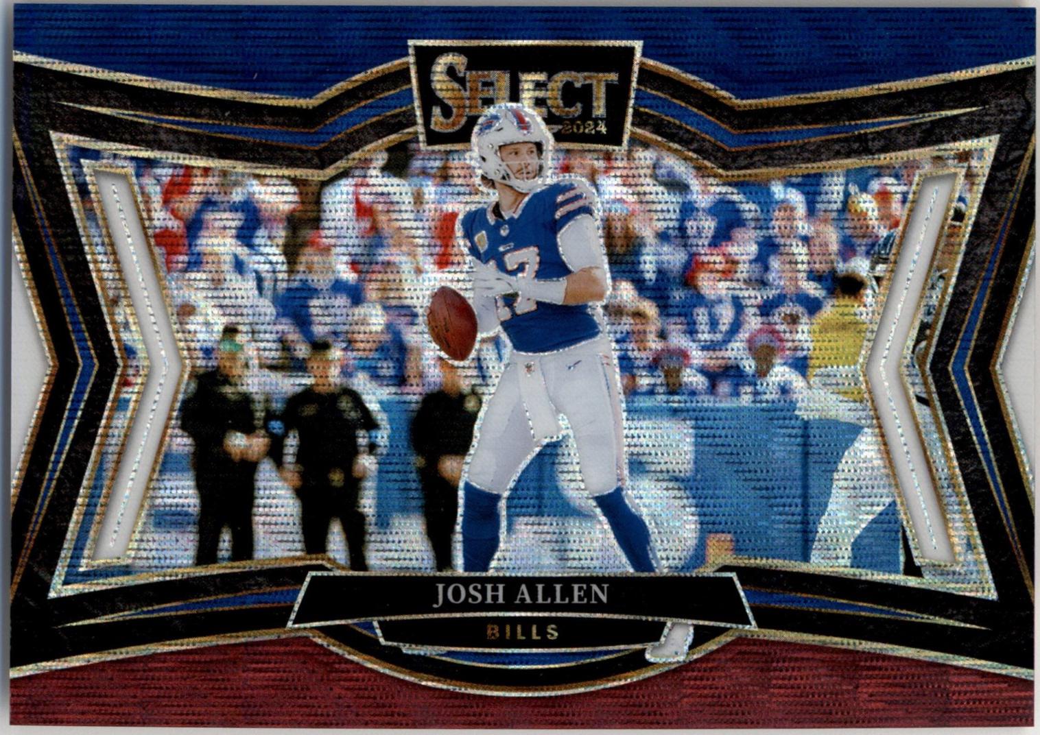 Josh Allen [Tri-Color Prizm] #468 Prices | 2024 Panini Select