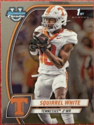 Squirrel White #166 Football Cards 2024 Bowman Chrome University