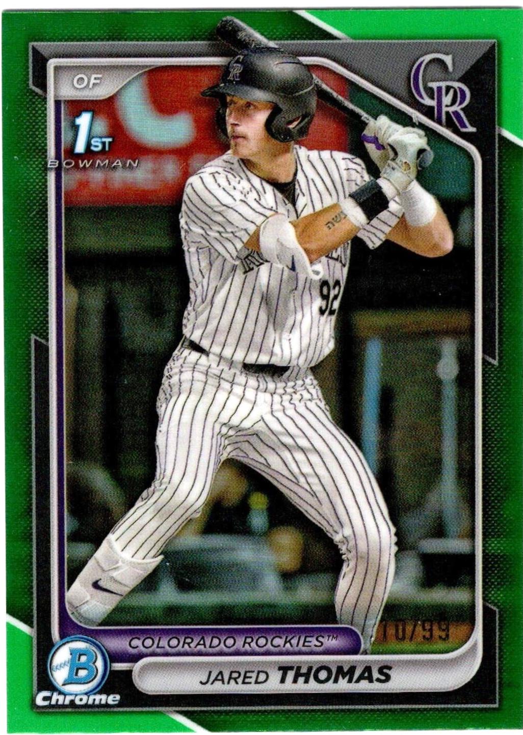 Jared Thomas [Green Refractor] #BDC-11