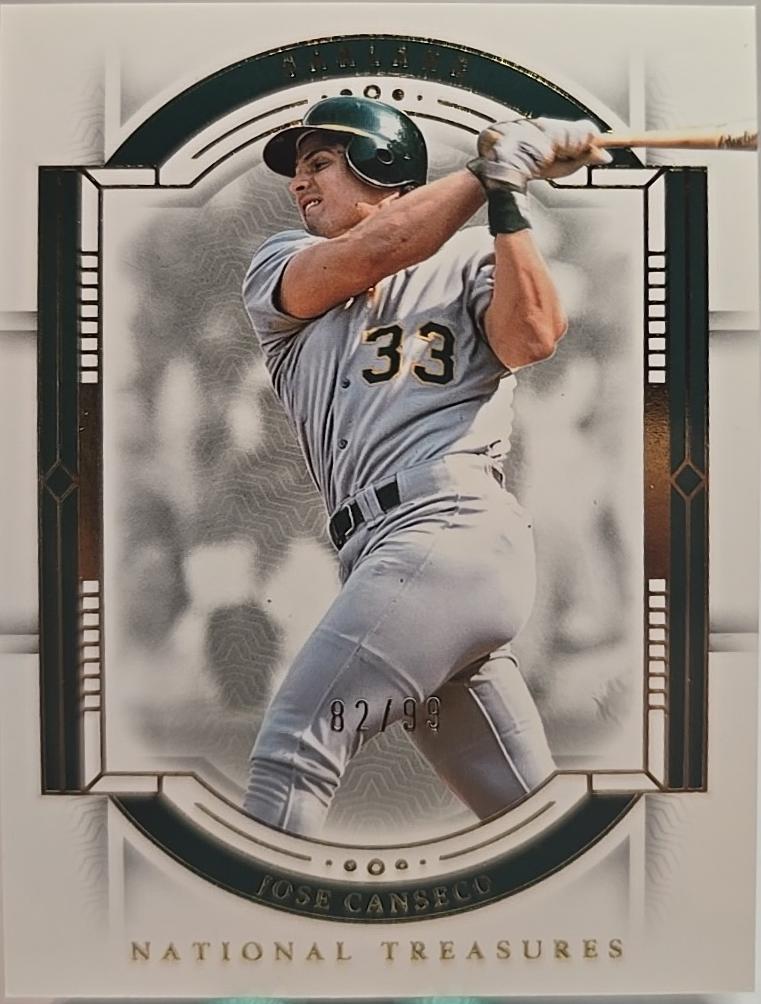 Jose Canseco #58 2024 Panini National Treasures Baseball