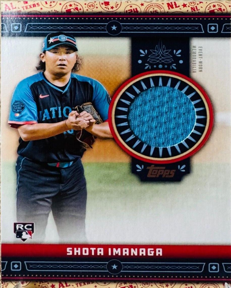 Shota Imanaga #ASR-SI Baseball Cards 2024 Topps Update All-Star Stitches
