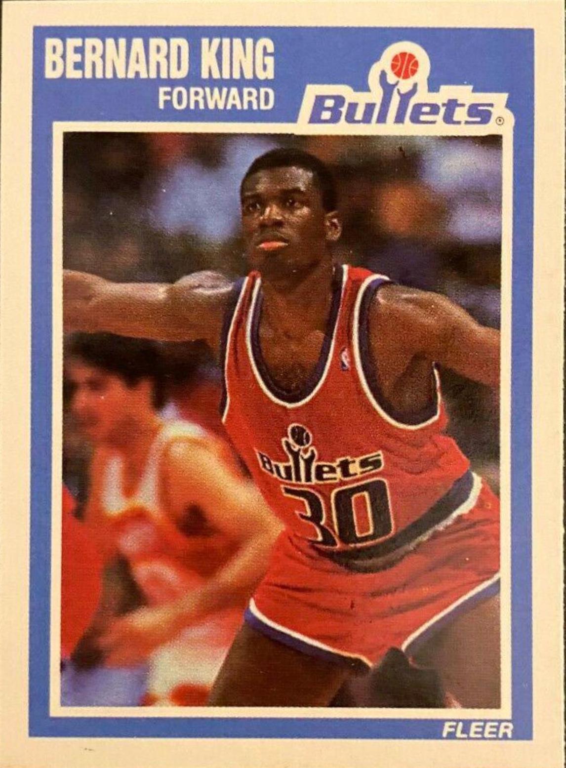 Bernard King #159 Basketball Cards 1989 Fleer