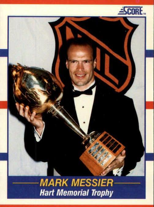 Mark Messier #360 Hockey Cards 1990 Score