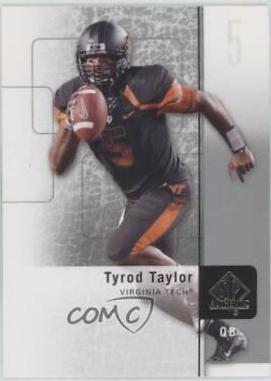 Tyrod Taylor #1 Football Cards 2011 SP Authentic