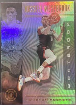 Russell Westbrook #110 Basketball Cards 2019 Panini Illusions