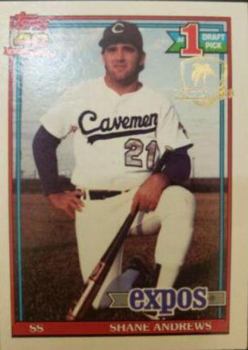 Shane Andrews #74 Baseball Cards 1991 Topps Desert Shield