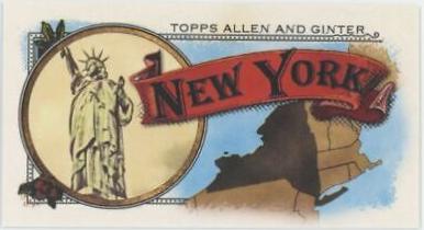New York #50S-32 Baseball Cards 2024 Topps Allen & Ginter 50 States Mini