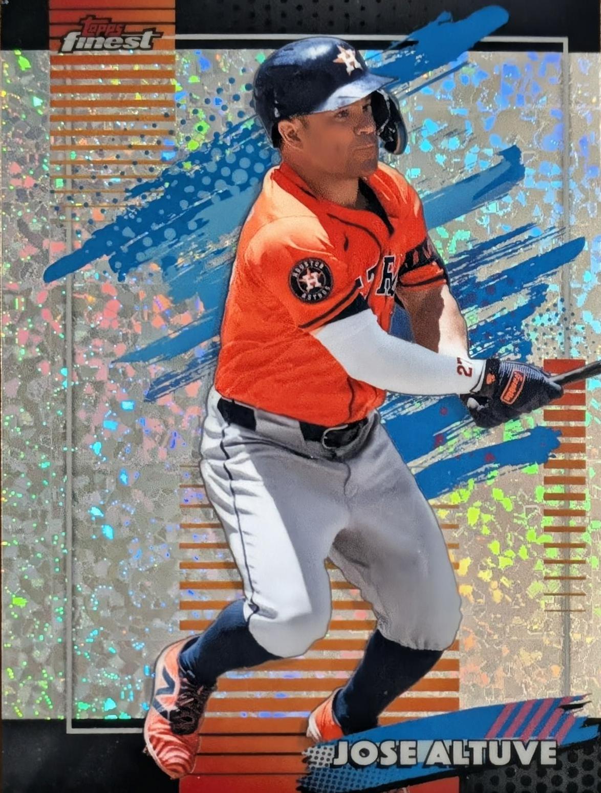 2026 Topps Finest Jose Altuve [Mini Diamond Refractor] #112 card