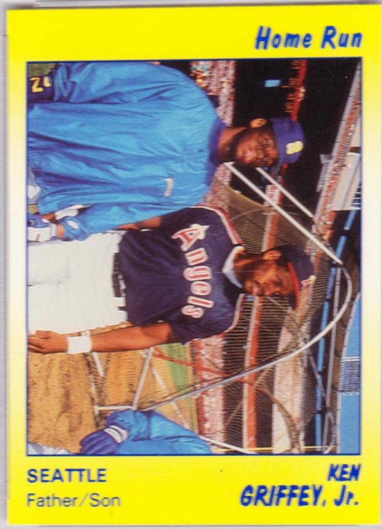 Ken Griffey Jr. #44 Baseball Cards 1991 Star Home Run Series