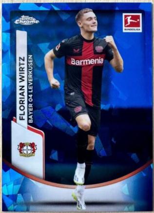 Florian Wirtz #66 2023 Topps Chrome Bundesliga Soccer