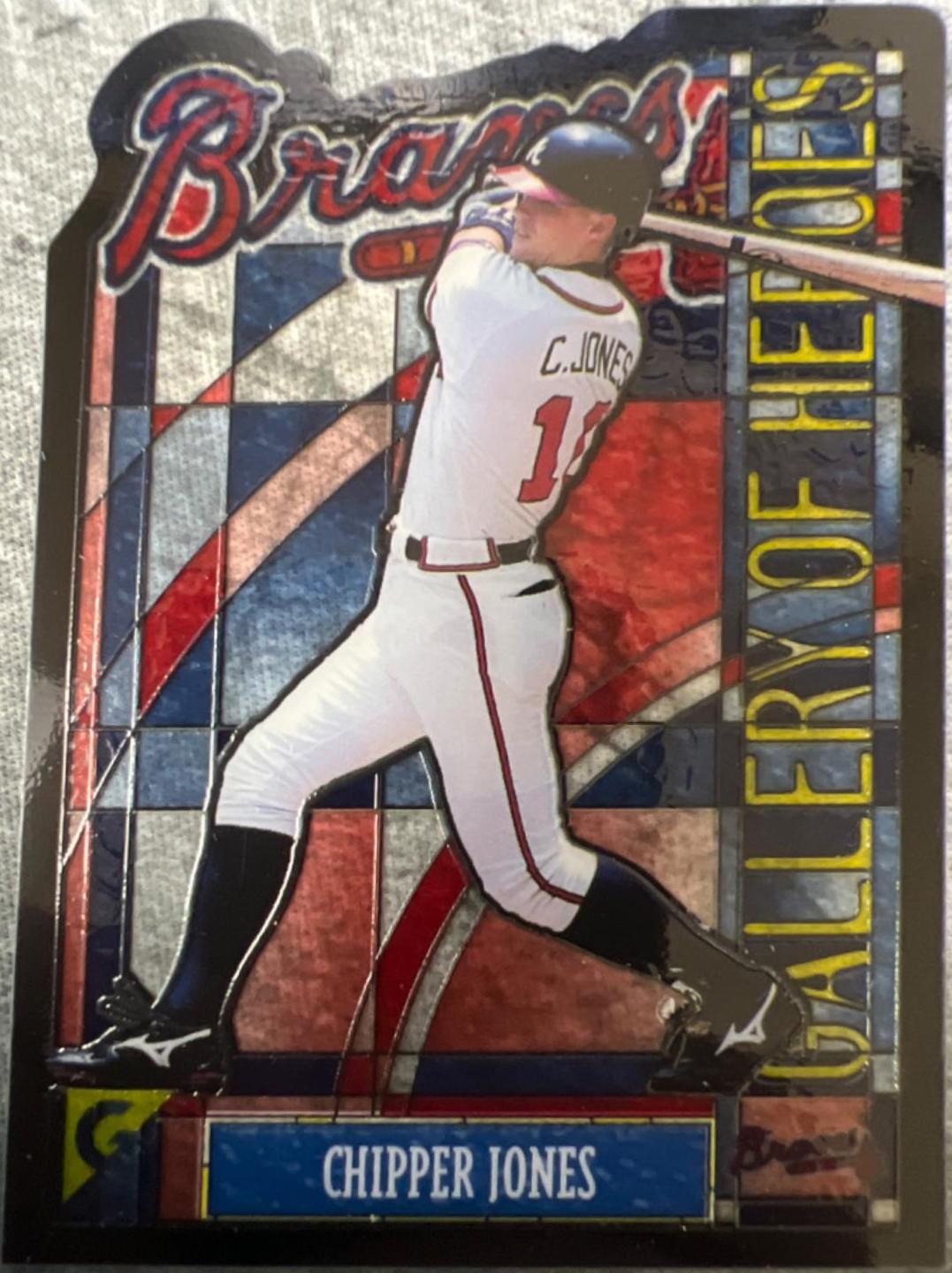 Chipper Jones #GH9 Baseball Cards 1999 Topps Gallery of Heroes