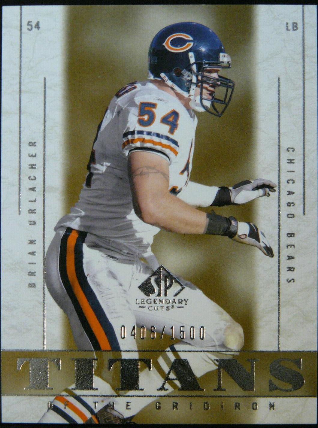 Brian Urlacher #104 2002 Sp Legendary Cuts Football