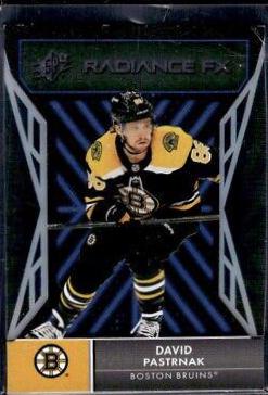 David Pastrnak #RFX-13 Hockey Cards 2021 SPx Radiance FX