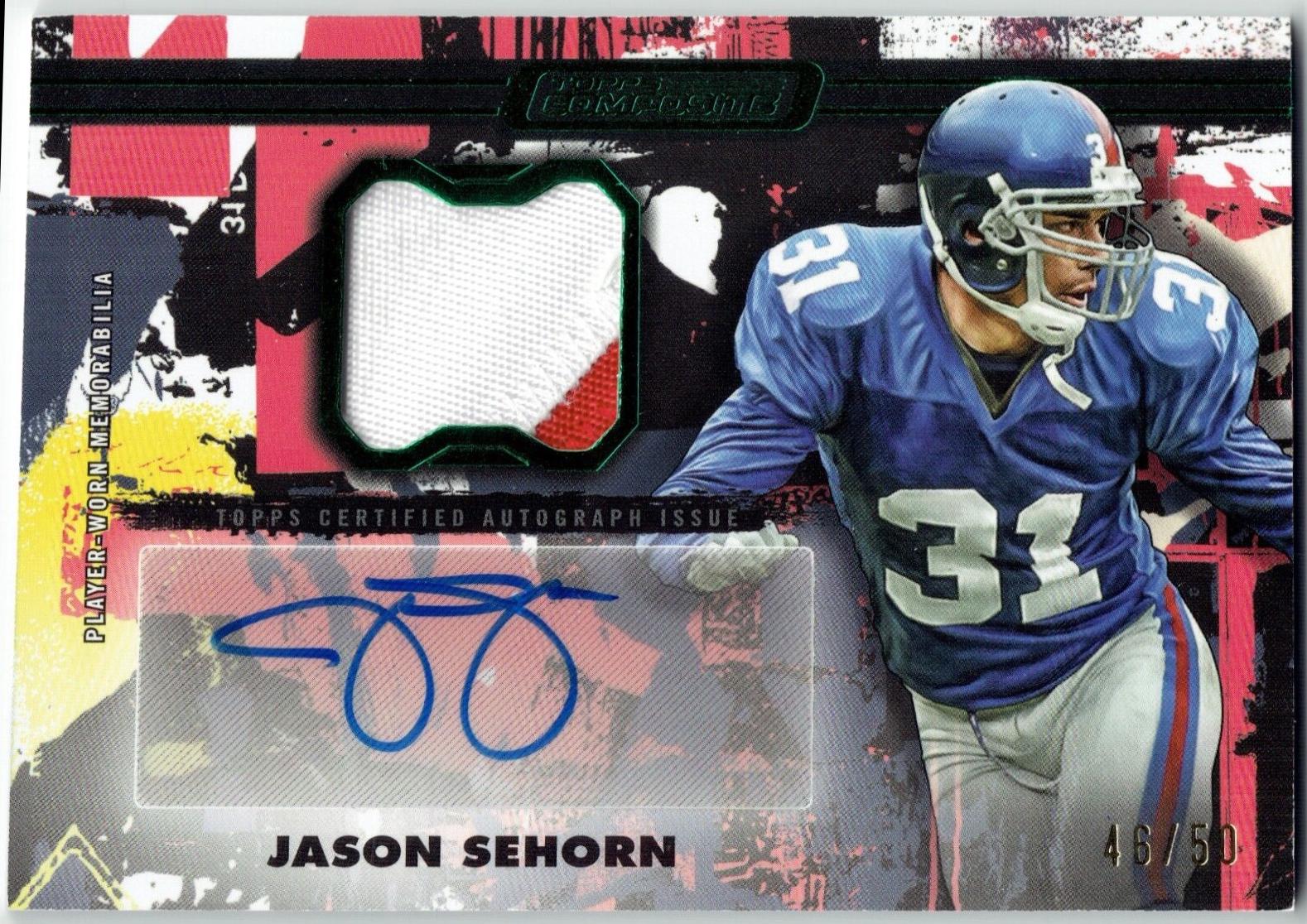 Jason Sehorn [Green] #CPAH-JS