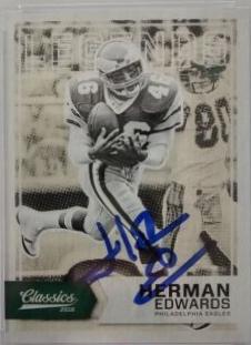 Herman Edwards [Autograph] #116