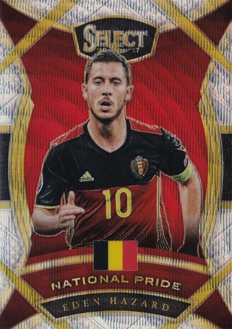 Eden Hazard #5 Soccer Cards 2016 Panini Select National Pride