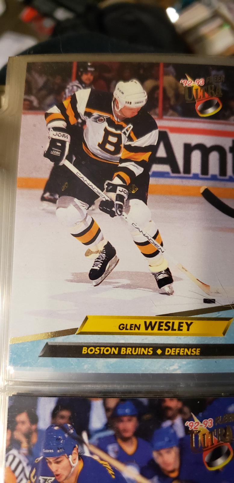 Glen Wesley #11 Hockey Cards 1992 Ultra