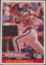 Dick Schofield #35 Baseball Cards 1984 Donruss
