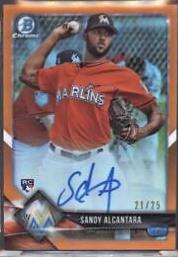 Sandy Alcantara [Orange Refractor] #BCRA-SA