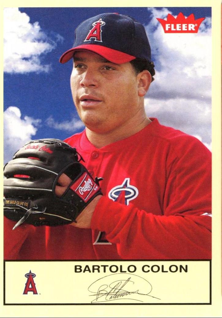 Bartolo Colon #18 Baseball Cards 2005 Fleer Tradition