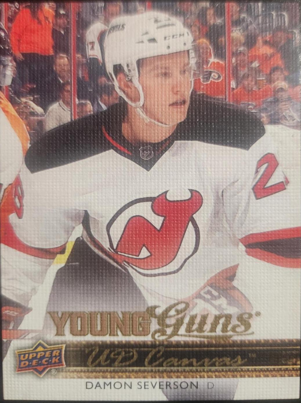 Damon Severson #C108 Hockey Cards 2014 Upper Deck Canvas