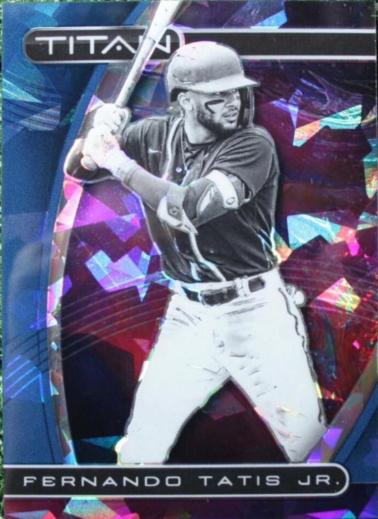Fernando Tatis Jr. [Blue Ice] #12 Prices | 2021 Panini Chronicles Titan ...