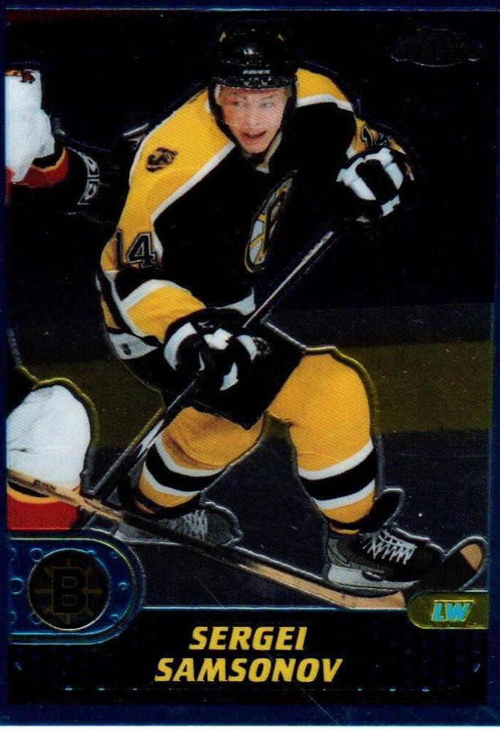 Sergei Samsonov #104 Hockey Cards 2001 Topps Chrome