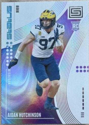 Aidan Hutchinson #1 Football Cards 2022 Panini Chronicles Draft Picks Status