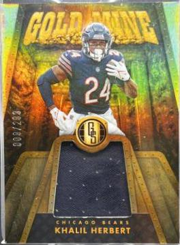 Khalil Herbert #5 Football Cards 2023 Panini Gold Standard Mine
