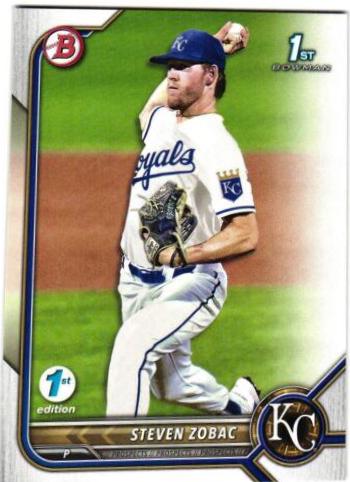 Steven Zobac #BD-101 Baseball Cards 2022 Bowman Draft 1st Edition