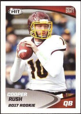 Cooper Rush #10 Football Cards 2017 Sage Hit Premier Draft