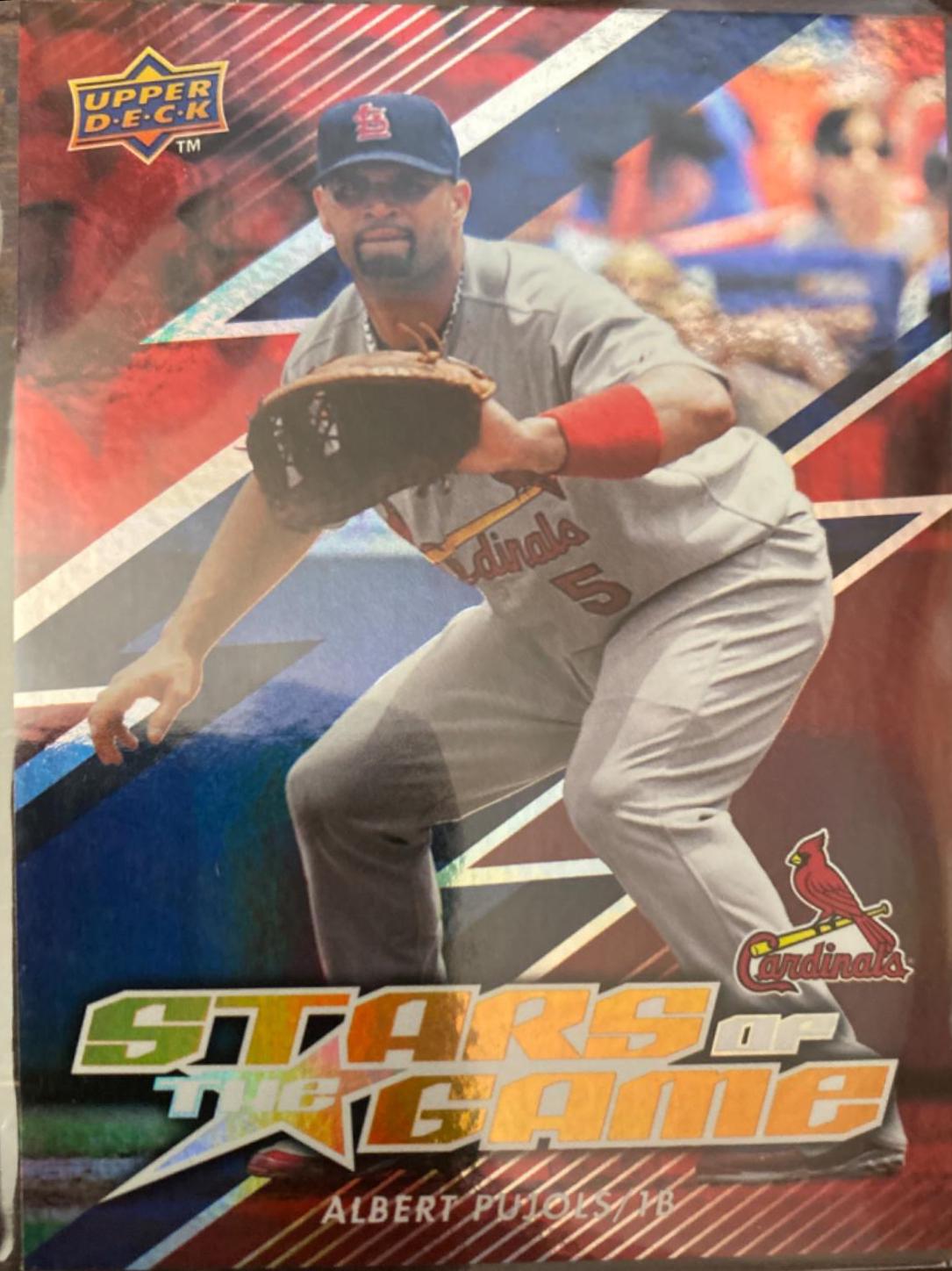 Albert Pujols #GG-AP Baseball Cards 2009 Upper Deck Stars of the Game
