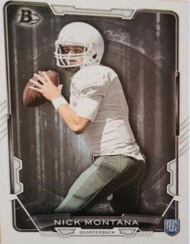 Nick Montana #110 2015 Bowman Football Rookies