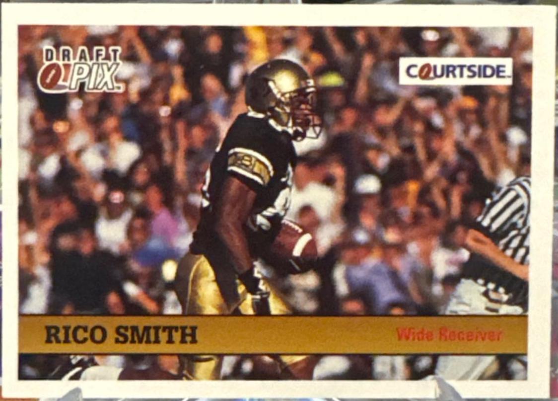 Rico Smith #17 Football Cards 1992 Courtside