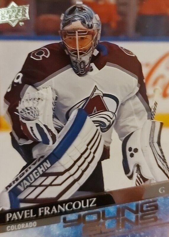 Pavel Francouz #249 Hockey Cards 2020 Upper Deck