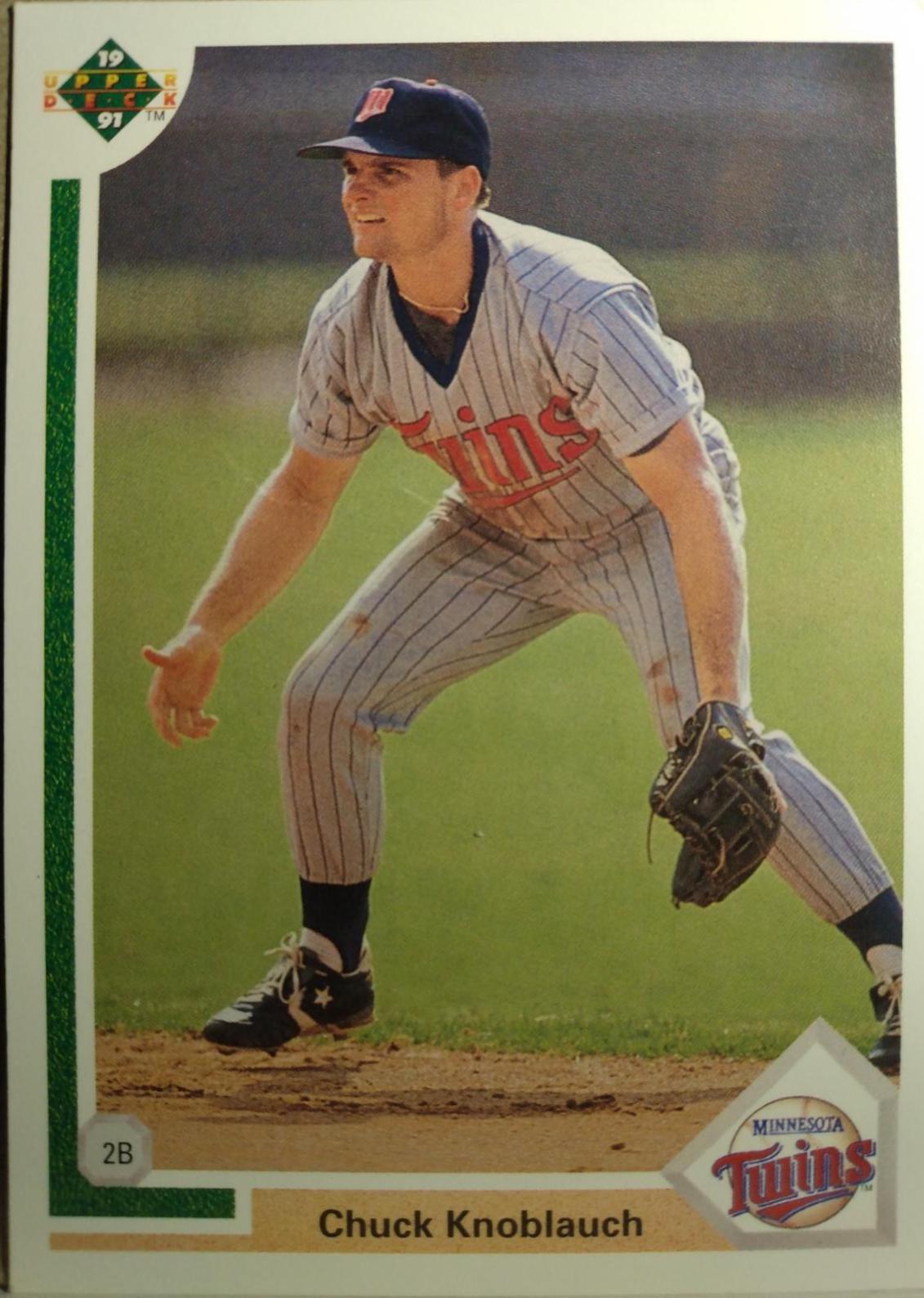 Chuck Knoblauch #40 Baseball Cards 1991 Upper Deck