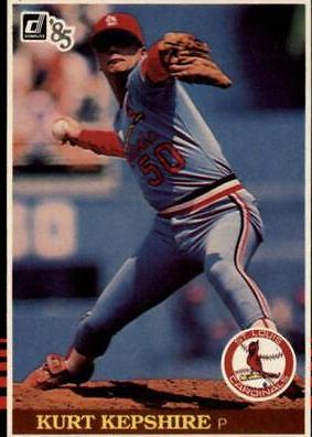 Kurt Kepshire #382 Baseball Cards 1985 Donruss