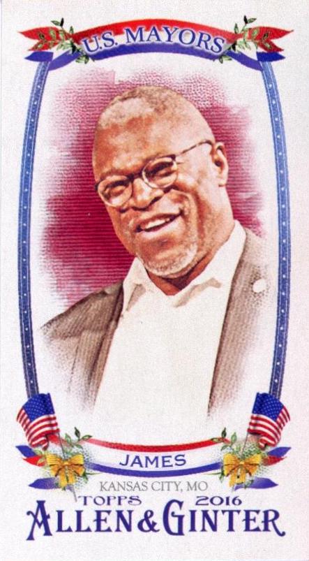 Sly James #USM-33 Baseball Cards 2016 Topps Allen & Ginter US Mayors Mini
