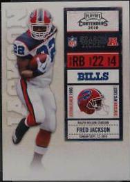 Fred Jackson #11 Football Cards 2010 Playoff Contenders